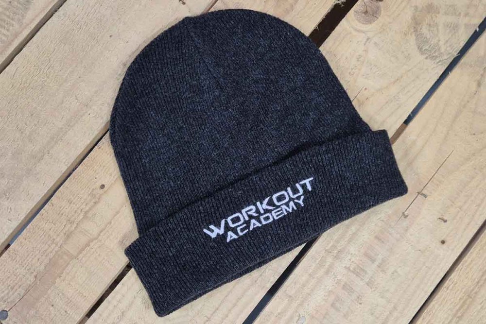 Zimná čiapka s výšivkou Workout academy DNV