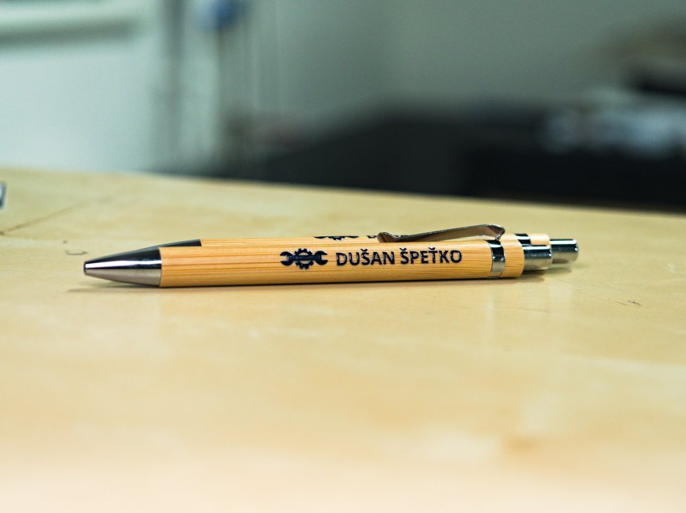 Bambusové pero s potlačou 