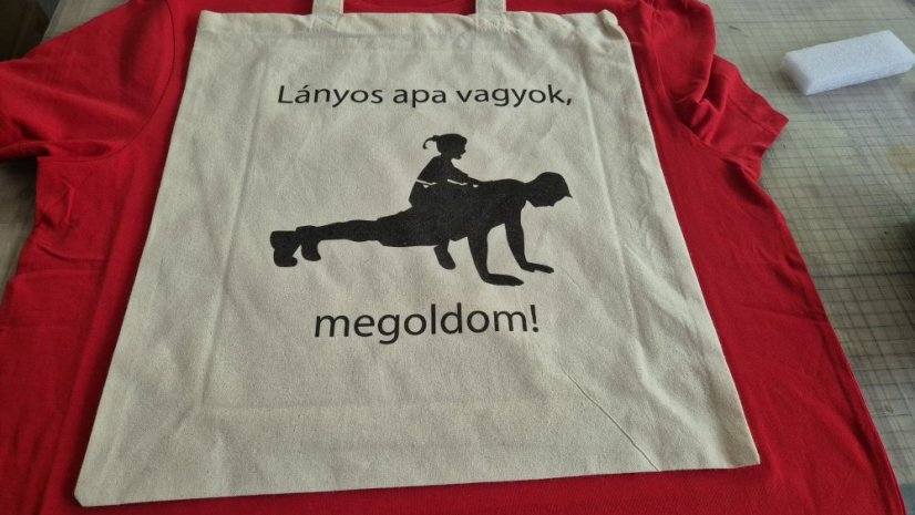 Bavlnená nákupná taška s dlhými ušami Standard