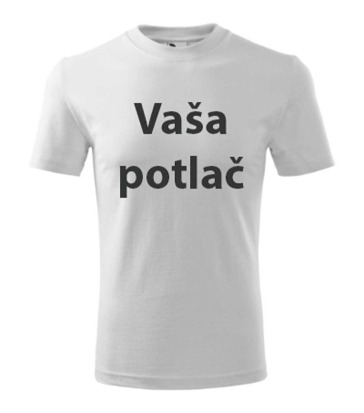 Pánske tričká s vlastnou potlačou - Farba: Čierna, Veľkosť: S