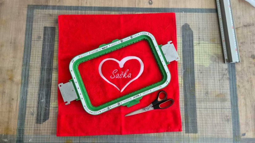 Vyšívaný uterák s menami