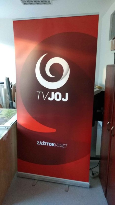 Rollup štandard - Rollup: 85x200cm, Iba plátno (vrátane výmeny)