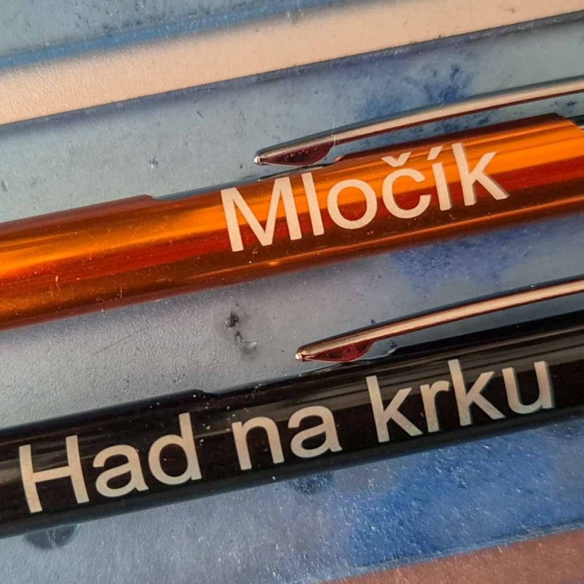 Hliníkové pero Ascot (s možnosťou gravírovania) - Farba: Bordová