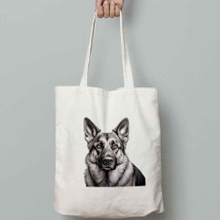 Bavlnená taška s potlačou: Nemecký ovčiak
