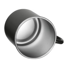 Oceľový hrnček Trezzo s gravírovaním