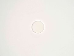 Biely žetón do nákupného košíka