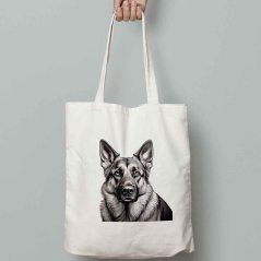 Bavlnená taška s potlačou: Nemecký ovčiak