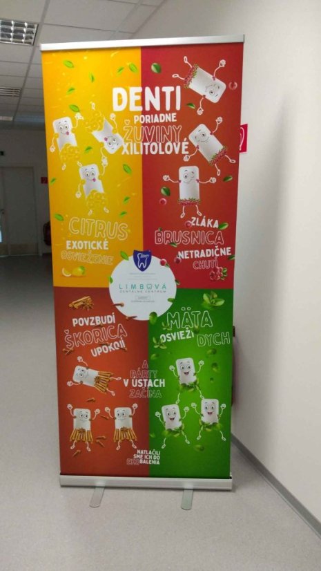 Rollup štandard - Rollup: 85x200cm, Iba plátno (vrátane výmeny)